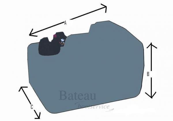 Scepter benzinetank 12 liter - Bateau Bootservice