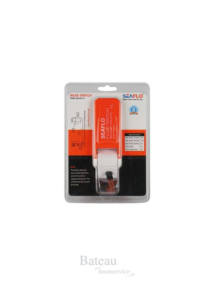 Sea Flo Vlotterschakelaar voor Lenspomp - Bateau Bootservice