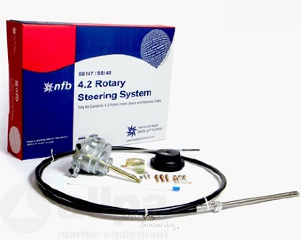 SeaStar "NFB" (no-feedback) 4.2 rotary stuursysteem met kabel - Bateau Bootservice
