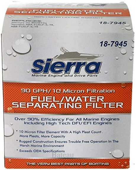 Sierra 18-7945 Fuel Water Separator Filter - Bateau Bootservice