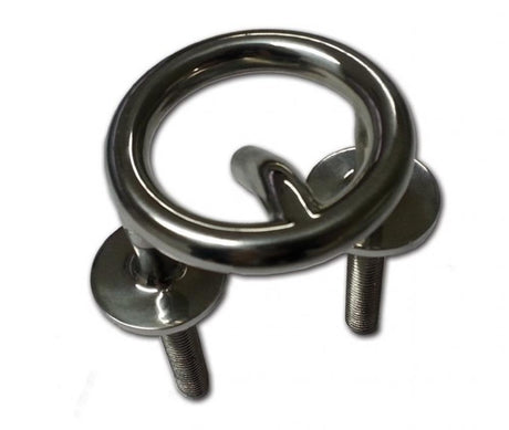 Skihaak rvs tbv spiegelmontage ø 62mm - Bateau Bootservice