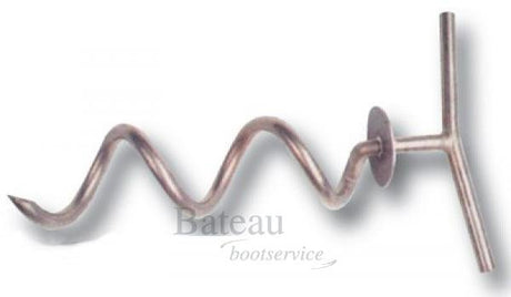 RVS Spiraal meerpen lengte 34 cm - Bateau Bootservice