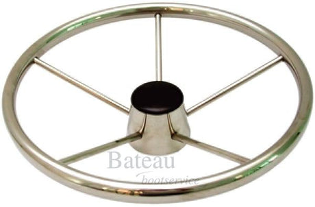 Boot stuur RVS316 Ø39 cm – 5-spaaks Titan Marine stuurwiel, klassiek en duurzaam.