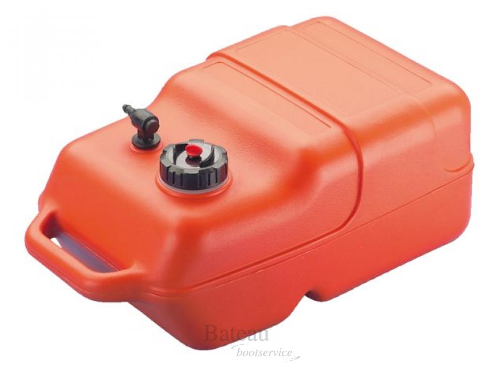 Talamex brandstoftank buitenboordmotor 12 liter ISO 13591 met neopreen pakking.