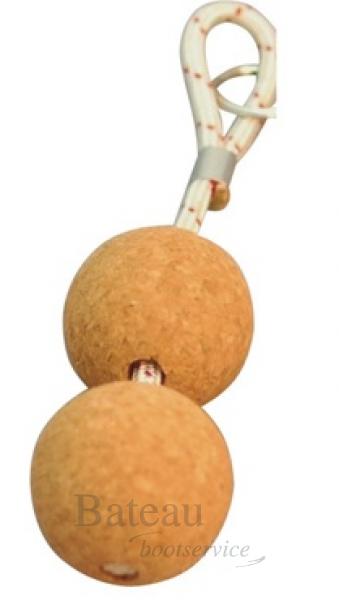 Talamex Drijvende Kurk sleutelhanger dunbbel 2 x 53 mm - Bateau Bootservice