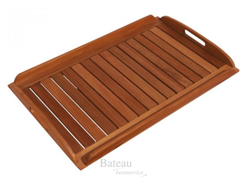 Teak Dienblad open 58 x 38 cm - Bateau Bootservice