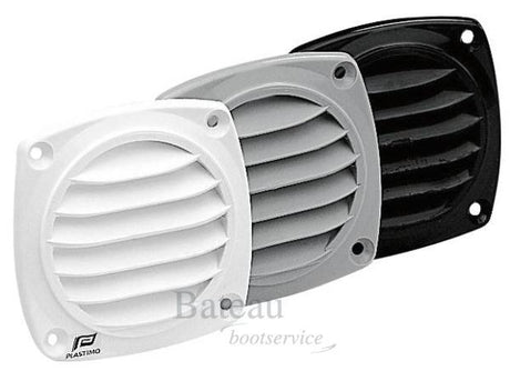Ventilatierooster wit zwart of grijs - Bateau Bootservice