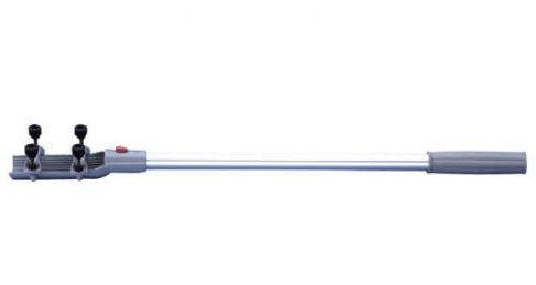 Vaste aluminium stuurverlenging voor buitenboordmotor van 70 cm met stopknop