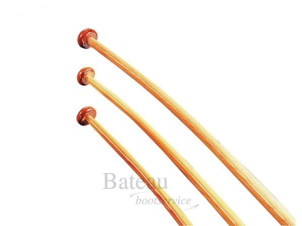 vlaggenstok Essen gelakt 60 cm gebogen - Bateau Bootservice