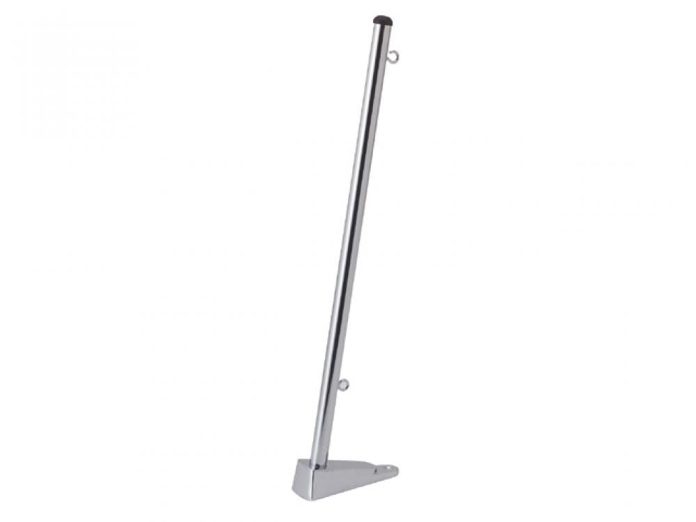 Vlaggenstokken messing verchroomd - Bateau Bootservice