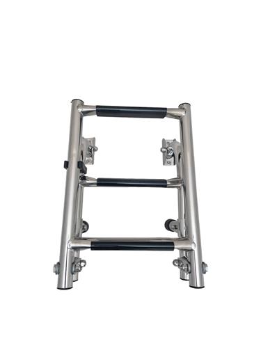Batau Steps Boat swim ladder stainless steel black steps foldable 2+1 steps ...