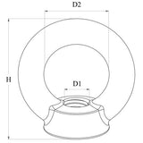 Hollex Oogmoer RVS316 DIN582