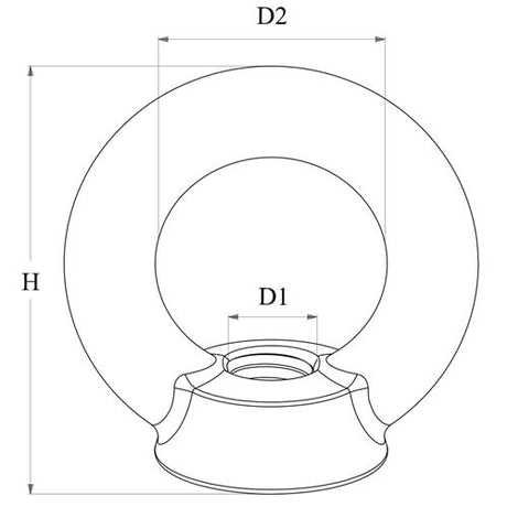 Hollex Oogmoer RVS316 DIN582