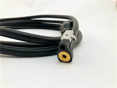 Hollex Benzinschlauch 8mm mit Quetschkugel Johnson Kupplung Motorseite