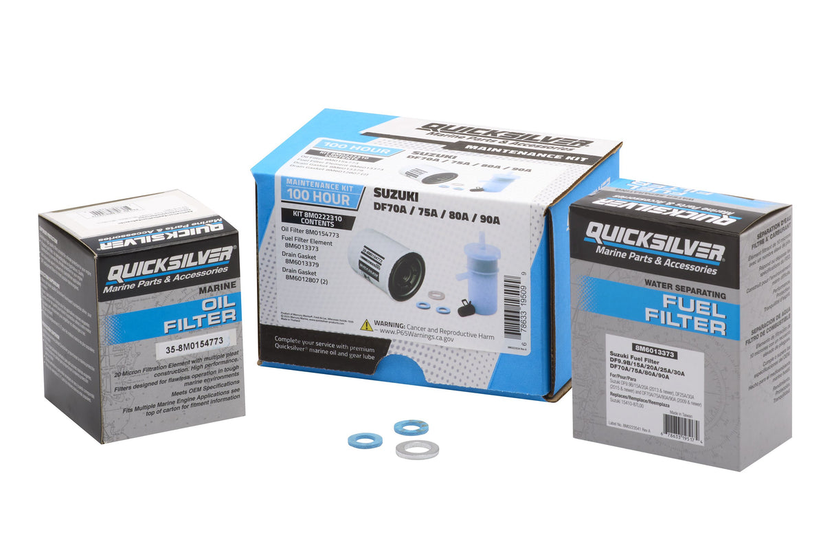 Quicksilver onderhoudskit 8M0222310 voor Suzuki buitenboordmotoren DF70A/75A/80A/90A