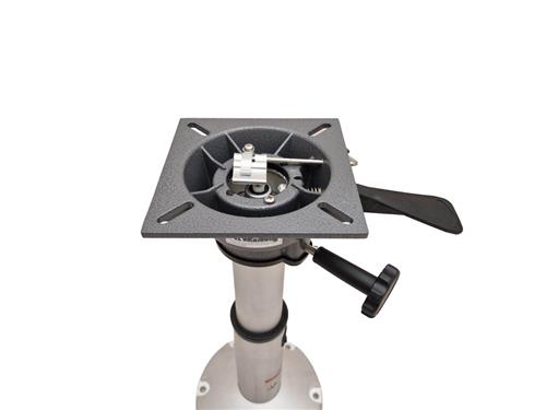 Hollex alumimium stoelpoot gas bediend / draaibaar 43-61 cm