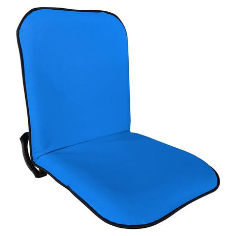 Opvouwbare Lazy Seat comfortseat met rugleuning en antislip in meerdere kleuren blauw