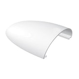 Wit kunststof ventilatieschelp 215x180x70mm, heavy-duty bescherming voor maritieme ventilatoren.