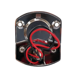 Boeglicht rood/groen RVS – dekmodel 12V, 5W