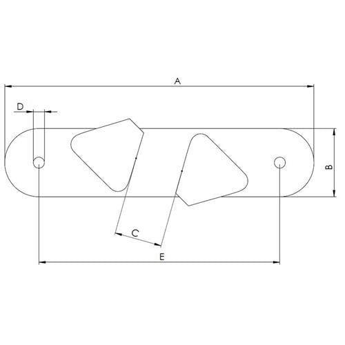 Hollex Boegklamp 200 mm Per Paar –