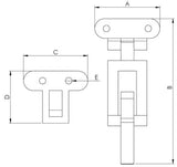 Hollex-Schlosshub 111 mm