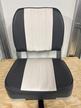 Perfect Seating Boat Chair – Blue and White with High Back