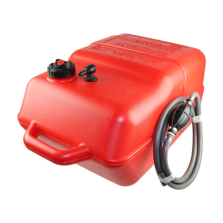 Brandstoftank buitenboordmotor 30 liter BIG JOE met 2 meter slang en knijpbal.