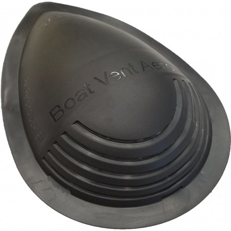 Boat Vent Aero one-piece black vent shell boat cover