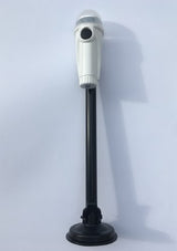 LED Navigation Light Signal white with super suction cup, 38 cm high on battery