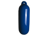 Dropfender 24 x 70 cm zwart wit navy blauw antraciet - Bateau Bootservice
