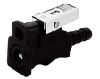 Yamaha brandstofadapter met snelkoppeling voor 8 mm of 9,5 mm brandslang voor buitenboordmotor.
