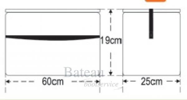 Opbergtas zitting rubberboot - Bateau Bootservice