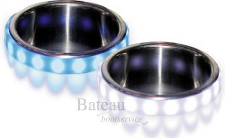 Blauwe LED ringen voor inbouwbekerhouder - Bateau Bootservice