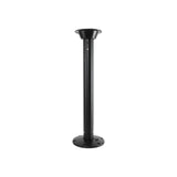 Cypress Table Leg – Black Powder Coated Aluminum – 68 cm 