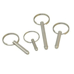 RVS borgpen met ring 6 x 25 mm voor buiskap en biminitop frame