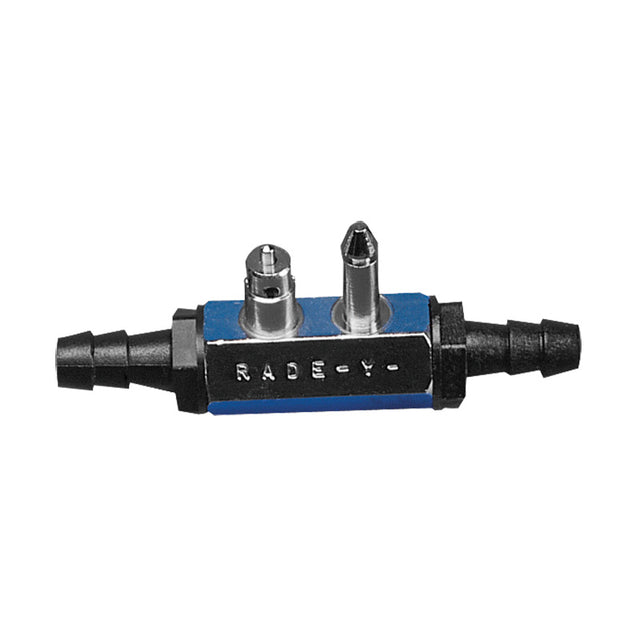 Dubbele brandstof tank male connector met Ø10 mm slangtule voor Yamaha Mercury en Mariner buitenboordmotoren