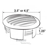 High Dome Air Flow Vent 3&#034; ventilatierooster