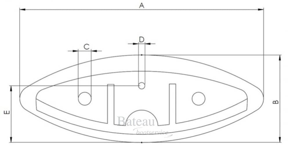 Hollex kikker opklapbaar 115mm - Bateau Bootservice