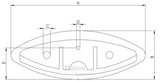 Hollex kikker opklapbaar 115mm - Bateau Bootservice