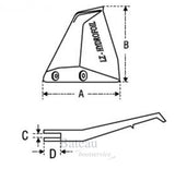 Lalizas Hydrofoil voor Buitenboordmotor vanaf 50 PK - Bateau Bootservice