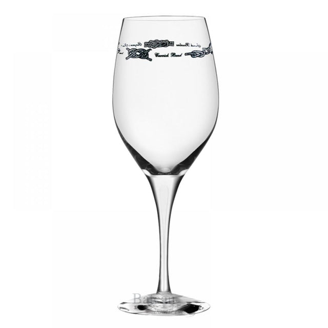 Onbreekbaar wijnglas nautische look boot