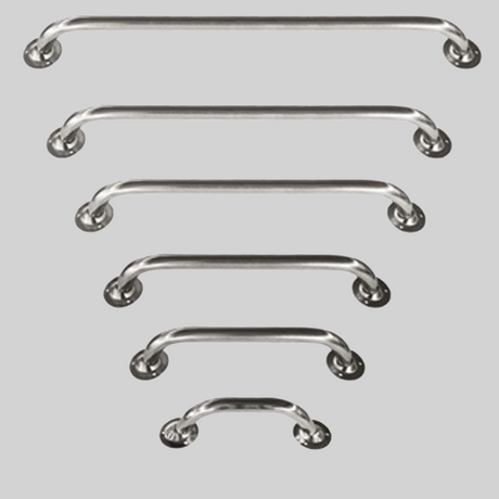Aramox Boot Hardware leuning, handgreep, roestvrij staal, marine, boot handvat, deurgreep, zilver, voor bootsluk, jacht, badkamer (300 mm Aramox Boot Hardware leuning, handgreep, roestvrij staal, marine, boot handvat, deurgreep, zilver, voor bootsluk, jacht, badkamer (300 mm
