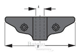 Roeidolhouder per paar zijmontage - Bateau Bootservice
