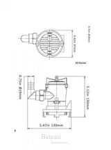 Sea Flo Lenspomp 600 GPH - 12v - Bateau Bootservice