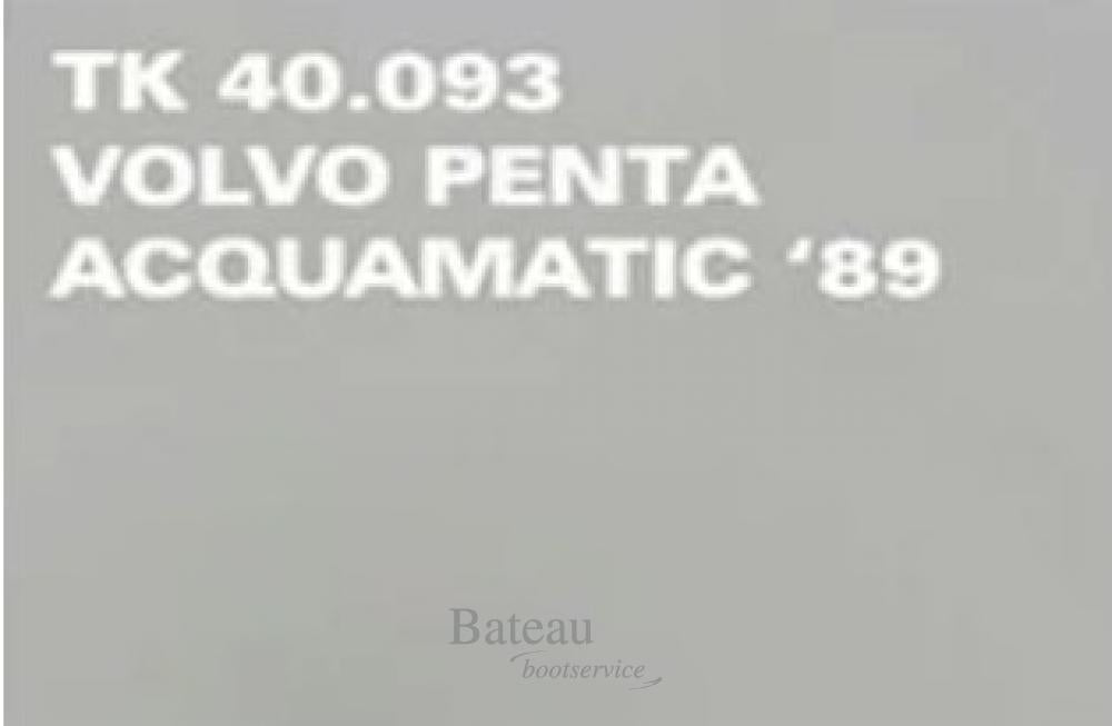TK Colorspray Volvo Penta Aquamatic &#039;89 - Bateau Bootservice