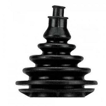 Schwarze Tülle, großes Lochmaß 69 mm