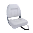 witte bootstoel vinyl compacte stoel voor boot met rugleuning voorkant