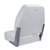 witte bootstoel vinyl compacte stoel voor boot met rugleuning achterkant