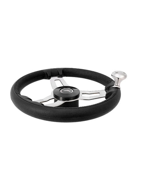 Boot stuur PU foam sport met knop Ø35 cm – Titan Marine