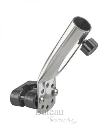 Vlaggenstokhouder RVS opbouw 22 MM diameter Hoogte 90 mm - Bateau Bootservice